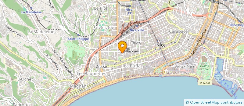 localisation de l'entreprise MADAME KATHLENE ANGELI à NICE