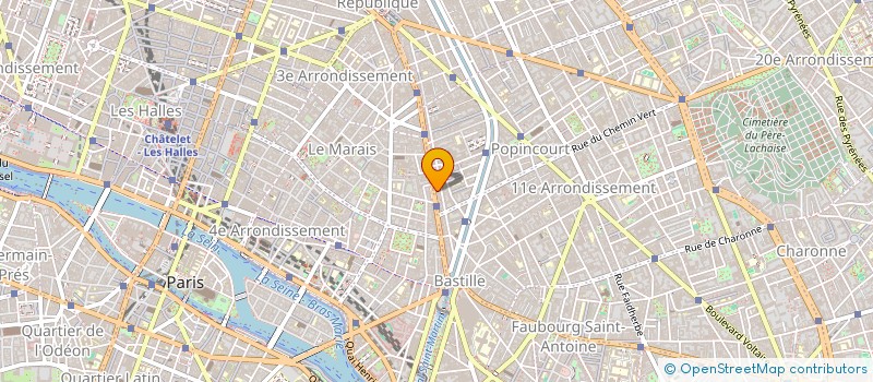 localisation de l'entreprise MADAME KATHLENE CHRIST  PARIS 11