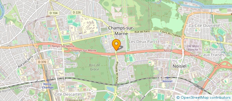 localisation de l'entreprise MADAME KATHLYNE LOUIS-MARIE  CHAMPS-SUR-MARNE