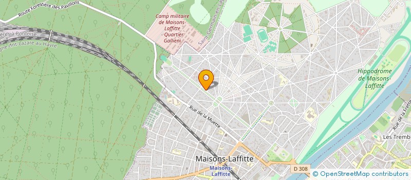 localisation de l'entreprise MADAME KATHRIN GOEVERT  MAISONS-LAFFITTE