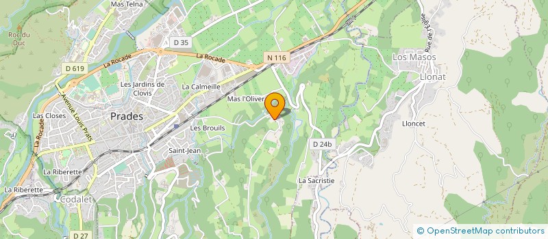 localisation de l'entreprise MADAME KATHRIN JAHNEL à PRADES