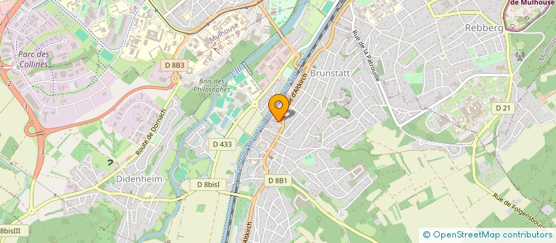 localisation de l'entreprise MADAME KATHRIN WALLACH  BRUNSTATT-DIDENHEIM