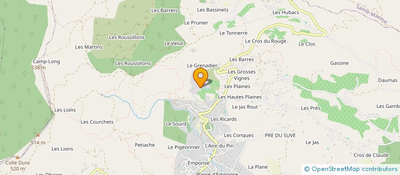 localisation de l'entreprise MADAME KATHRIN WINDISCH à LE PLAN-DE-LA-TOUR