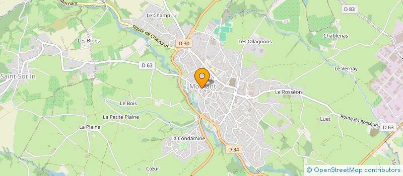 localisation de l'entreprise MADAME KATHRINE HOLM  MORNANT