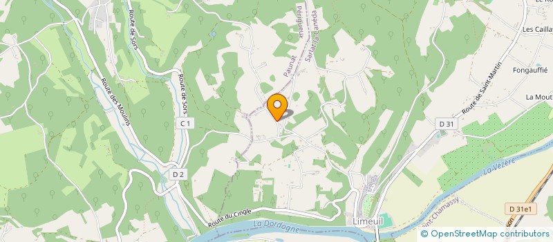 localisation de l'entreprise MADAME KATHRYN BILLOWS  VAL DE LOUYRE ET CAUDEAU