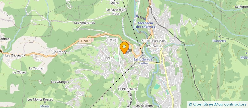 localisation de l'entreprise MADAME KATHRYN DUNBAR à SAINT-GERVAIS-LES-BAINS