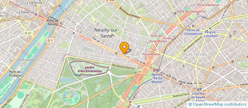 localisation de l'entreprise MADAME KATHY BERNARD à NEUILLY-SUR-SEINE