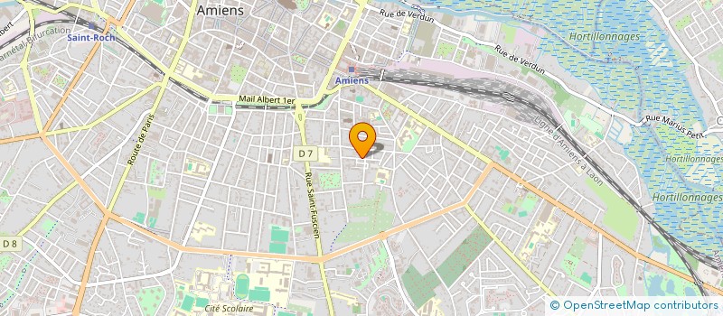 localisation de l'entreprise MADAME KATHY BOULANGER à AMIENS