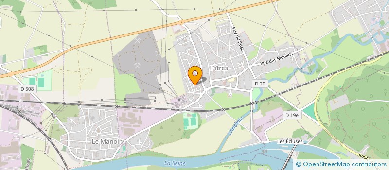 localisation de l'entreprise MADAME KATHY BRETON  PITRES