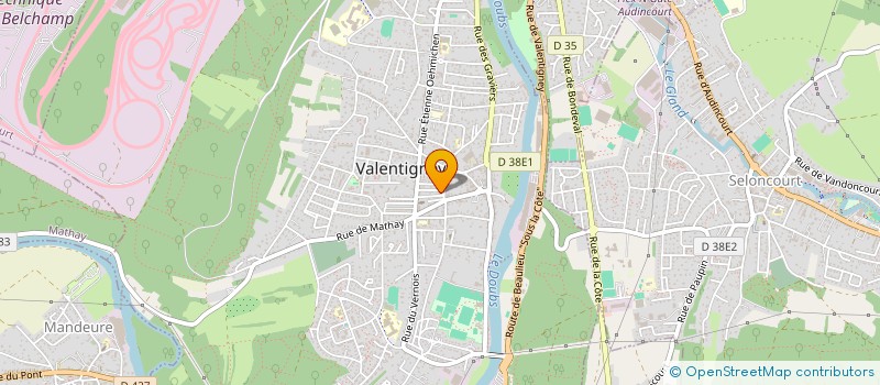 localisation de l'entreprise MADAME KATHY BROCCHETTO  VALENTIGNEY