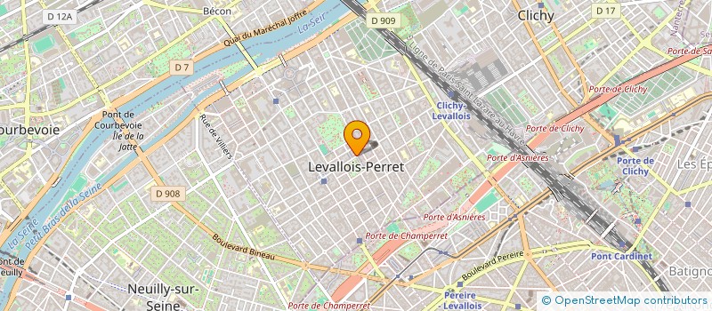 localisation de l'entreprise MADAME KATHY CHABIERSKI à LEVALLOIS-PERRET