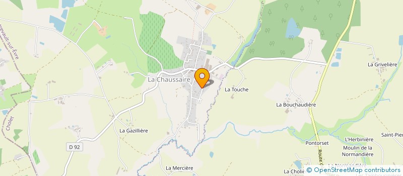 localisation de l'entreprise MADAME KATHY CLEMOT à MONTREVAULT-SUR-EVRE