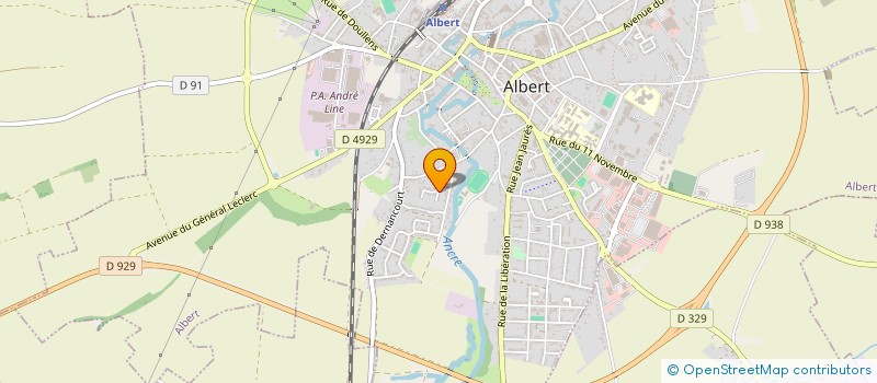 localisation de l'entreprise MADAME KATHY DE VUYST  DERNANCOURT