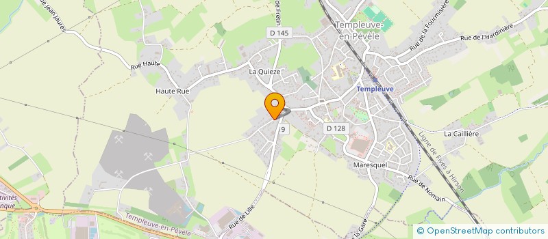 localisation de l'entreprise MADAME KATHY DELVALLE  TEMPLEUVE-EN-PEVELE