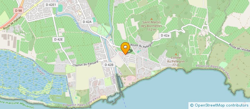 localisation de l'entreprise MADAME KATHY DUBEDOUT  LA LONDE-LES-MAURES