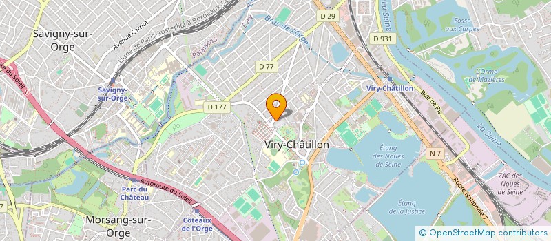 localisation de l'entreprise MADAME KATHY FORLINI à VIRY-CHATILLON