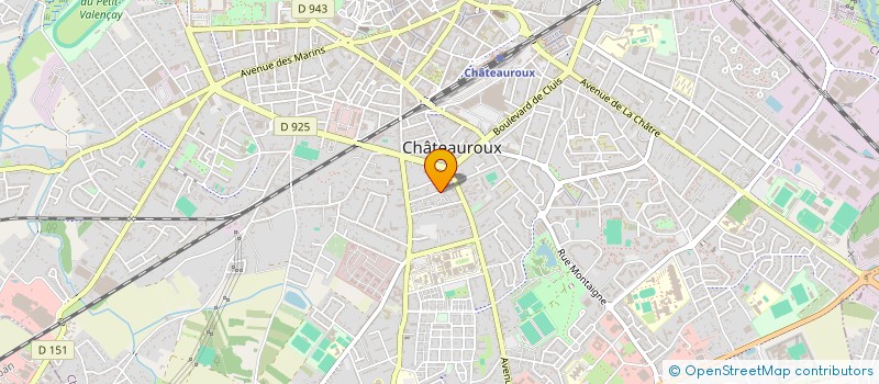 localisation de l'entreprise MADAME KATHY FOURIER à CHATEAUROUX