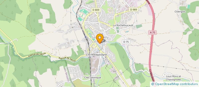 localisation de l'entreprise MADAME KATHY LAGREZE  SAINT-CHELY-D'APCHER