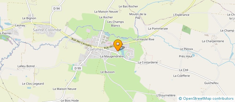 localisation de l'entreprise MADAME KATHY MAZURAIS  COESMES