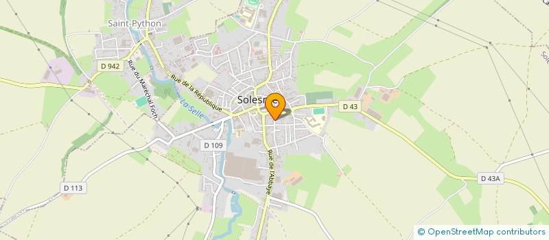 localisation de l'entreprise MADAME KATHY MERANCE  SOLESMES