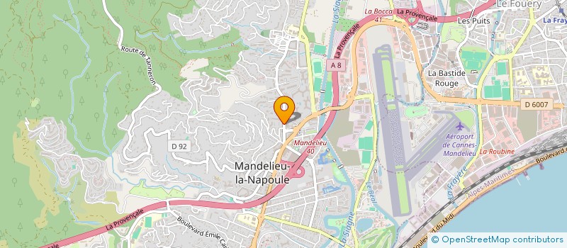 localisation de l'entreprise MADAME KATHY MILLS à MANDELIEU-LA-NAPOULE