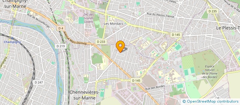 localisation de l'entreprise MADAME KATHY NGOLOBA  CHENNEVIERES-SUR-MARNE