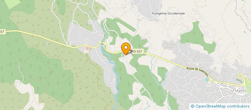 localisation de l'entreprise MADAME KATHY PASTORELLI  FLAYOSC