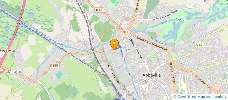 localisation de l'entreprise MADAME KATHY ROCHERAN à ABBEVILLE