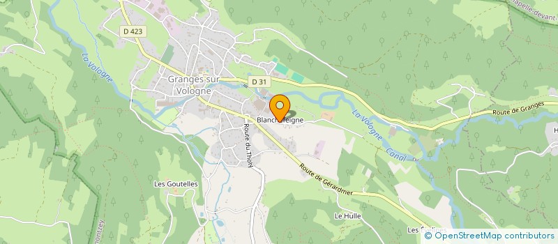 localisation de l'entreprise MADAME KATHY SACCO  GRANGES-AUMONTZEY