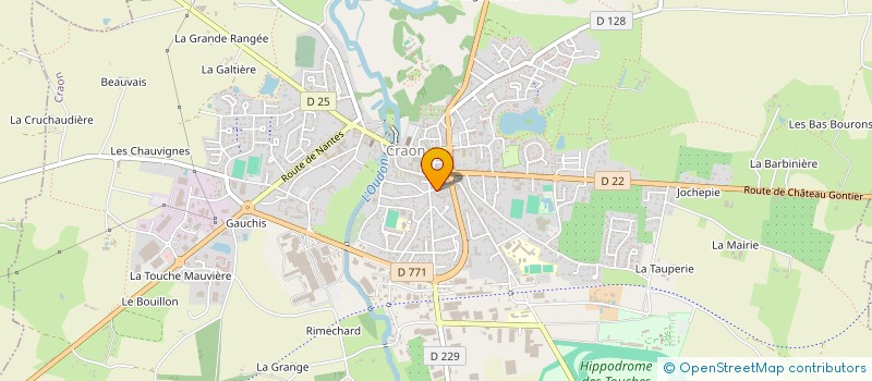 localisation de l'entreprise MADAME KATHY SALMON  CRAON