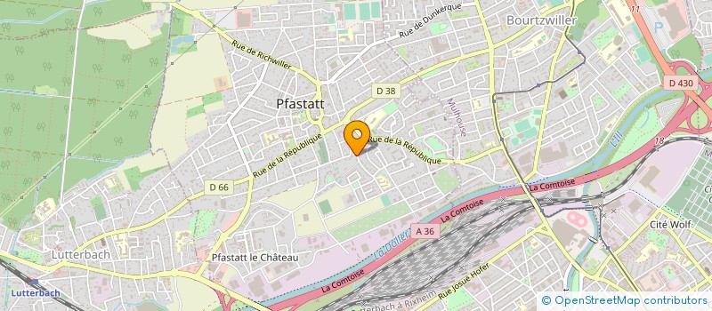 localisation de l'entreprise MADAME KATHY STOESSEL à PFASTATT