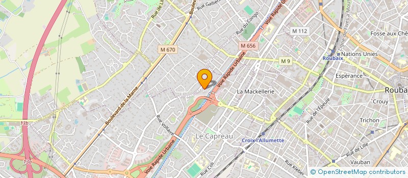 localisation de l'entreprise MADAME KATHY VANHERREWEGHE  WASQUEHAL