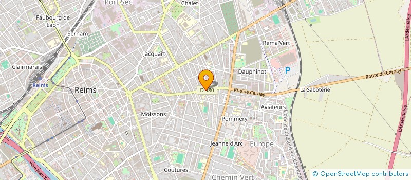 localisation de l'entreprise MADAME KATHY WATHIER  REIMS