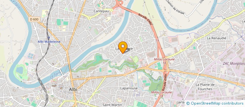 localisation de l'entreprise MADAME KATI MOZES  ALBI