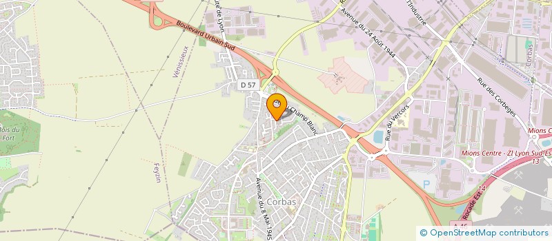 localisation de l'entreprise MADAME KATIA AGREIRA à CORBAS