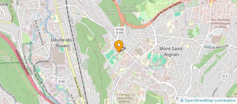 localisation de l'entreprise MADAME KATIA AGUENIHANAI  MONT-SAINT-AIGNAN