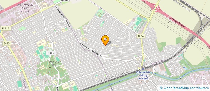 localisation de l'entreprise MADAME KATIA AIT OUADDA CHAKHRIT  MITRY-MORY