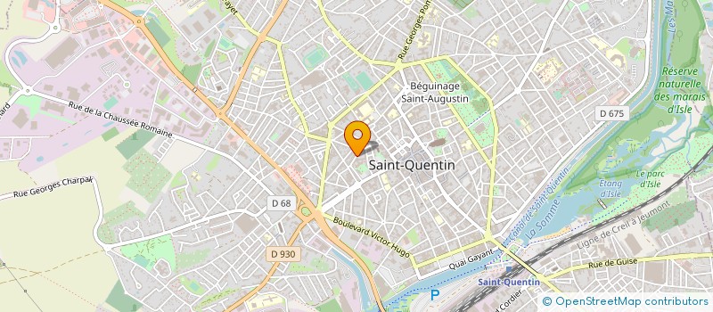localisation de l'entreprise MADAME KATIA AJOUP à SAINT-QUENTIN