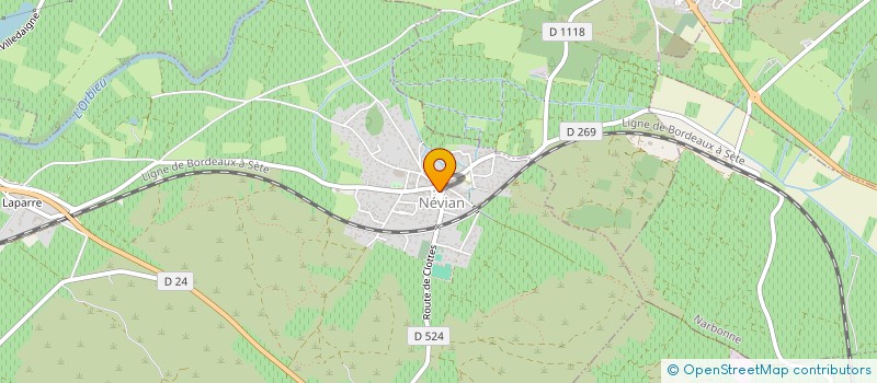 localisation de l'entreprise MADAME KATIA ANDRIEU  NEVIAN