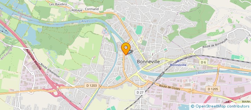 localisation de l'entreprise MADAME KATIA BACH  BONNEVILLE