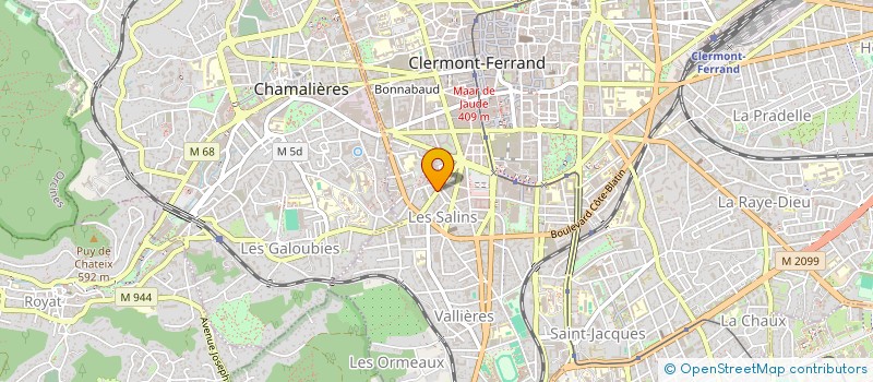 localisation de l'entreprise MADAME KATIA BARON à CLERMONT-FERRAND