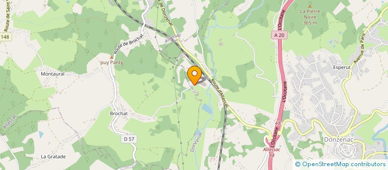 localisation de l'entreprise MADAME KATIA BASSALAIR  DONZENAC