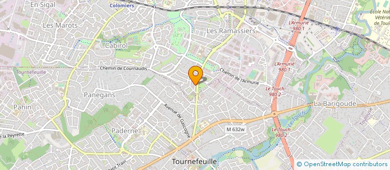 localisation de l'entreprise MADAME KATIA BEGASSAT à COLOMIERS