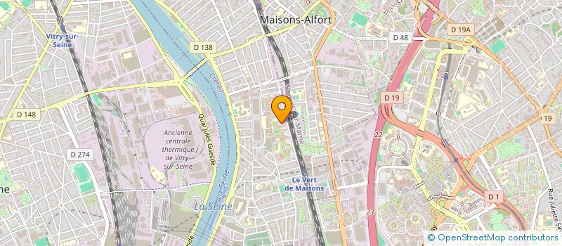 localisation de l'entreprise MADAME KATIA BEHTANE  ALFORTVILLE