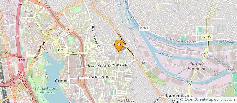 localisation de l'entreprise MADAME KATIA BELGHADID  CRETEIL