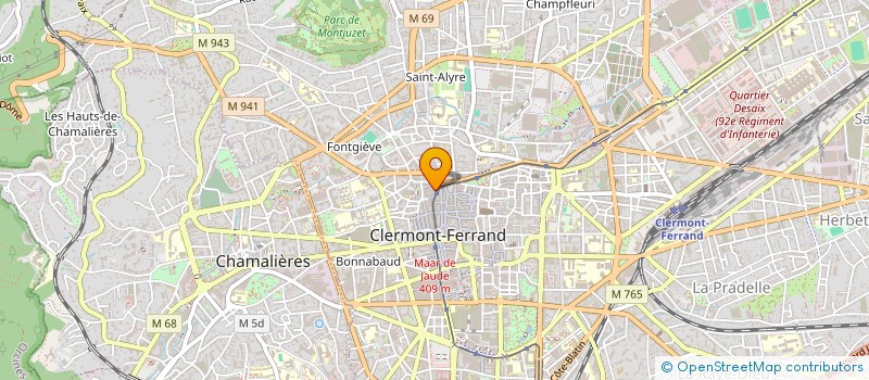 localisation de l'entreprise MADAME KATIA BENSLIMANE à CLERMONT-FERRAND
