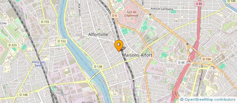 localisation de l'entreprise MADAME KATIA BERKOUKI à ALFORTVILLE