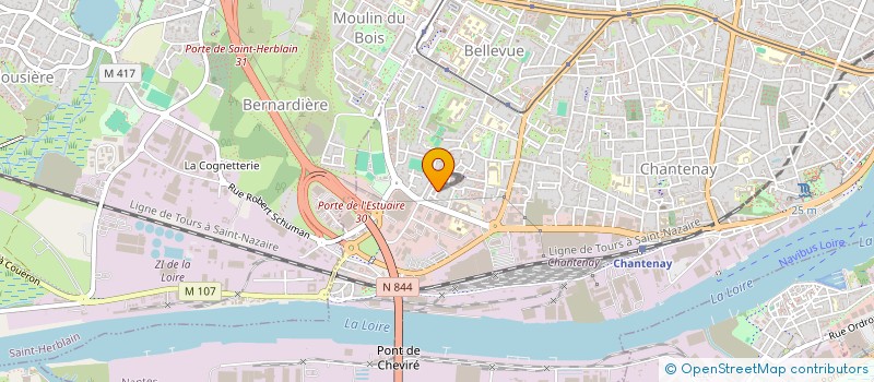 localisation de l'entreprise MADAME KATIA BERNARD à NANTES