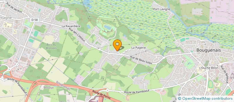 localisation de l'entreprise MADAME KATIA BLINEAU  BOUGUENAIS