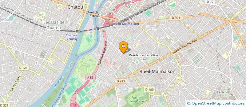 localisation de l'entreprise MADAME KATIA BOUCEBCI à RUEIL MALMAISON